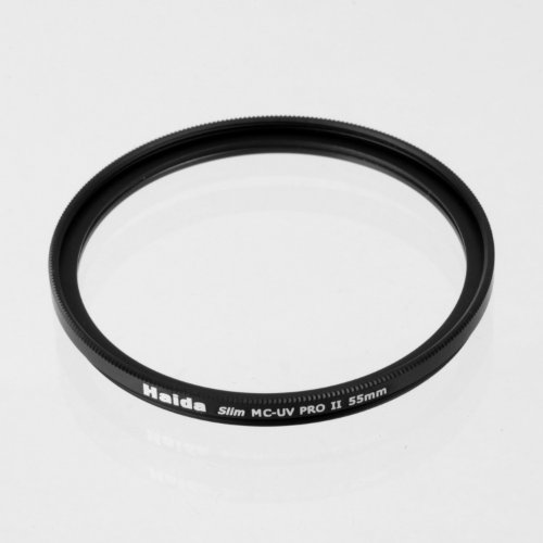 Filtro MC-UV Haida ProII de 55 mm para evitar arañazos y reflejos en el lente