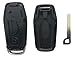 Smart Key Fob Shell Case Fit for Ford Fusion Mustang Explorer Edge 5 Buttons Keyless Entry Remote Key Fob Cover Housing