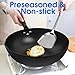 Souped Up Recipes 12.5 Inch Carbon Steel Wok For Electric, Induction and Gas Stoves (Lid, Spatula and User Guide Video Included)
