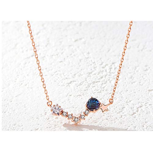 TXXMM Sterling Silver Niche Clavicule Chaîne Simple Tempérament Bijoux, Cadeau de la fête des mères, Cadeau d'anniversaire de Mariage et Cadeau d'anniversaire – vue 4