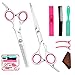 Produktbild Pony Haar Schere dünn Flat Cut Schneiden Zähne Friseurschere Kombi-Set Tool Kit Farbe zufällige