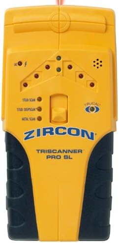 Zircon TriScanner Pro SL Edge-Finding Stud Finder with Metal Scanning