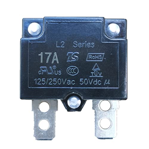 2Pcs 17A 125/250Vac 50Vdc Automatic Reset Relay Fuse Therma Switch Circuit Breaker Current Overload Protector Children Ride On Toy Car Accessories image 4