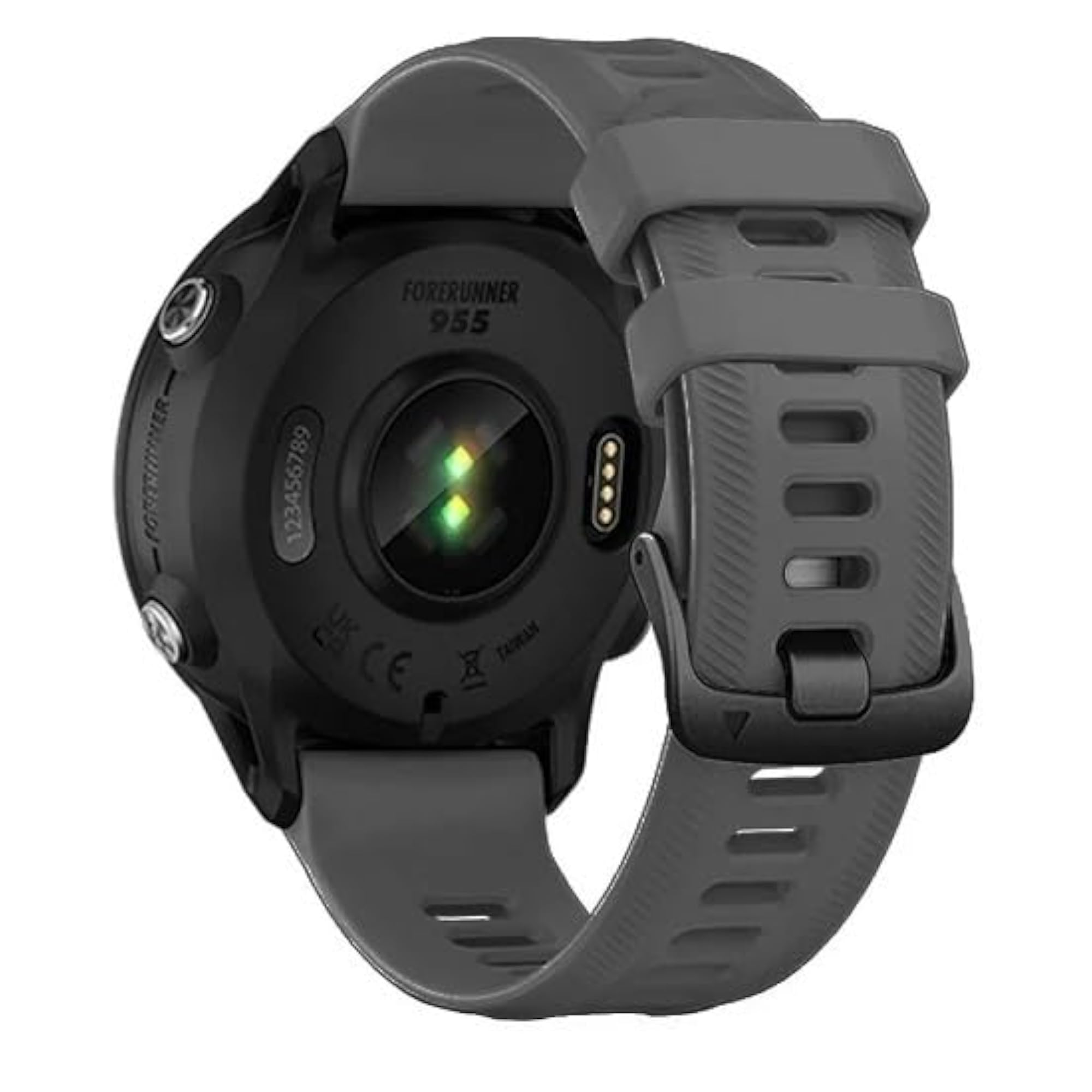 Silicone Texture Band Strap for Smart Watch, Dark Grey