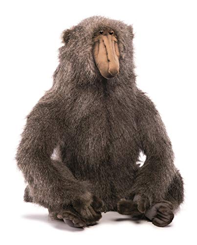 HANSA Sitting Large Adult Baboon Plush Stuffed Animal