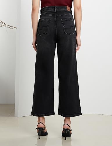 Image of Symbol Premium Women's Baggy Wide Leg Jeans | High Waist | 5-Pocket (Available in Plus Sizes)