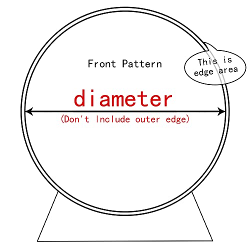 Csfoto Polyester 7.5X7.5Ft Happy Birthday Round Backdrop Ballet Dancer Princess Moon Butterfly Ballerina Photography Background Girls Birthday Party Supplies Decor Banner Prop Photobooth Gift #TOP5