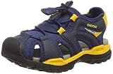 Geox Jungen J Borealis Boy C Geschlossene Sandalen, Blau (Navy/Yellow C0657), 31 EU