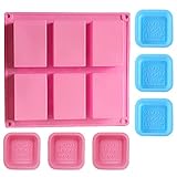 Resistente al calor: Nuestros moldes de silicona para jabón son aptos para el horno, el microondas, el congelador y el lavavajillas.