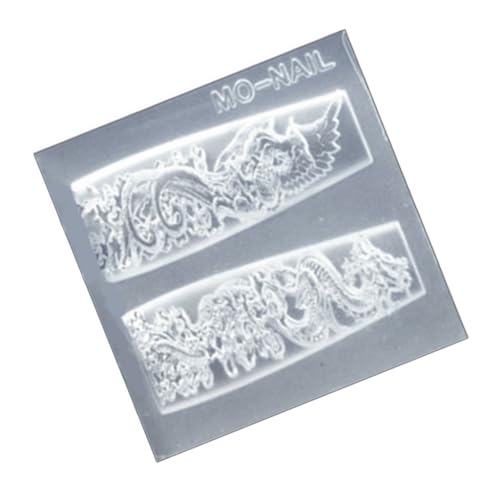 Silicone Embossed Making Molds Nail Carving Mold Ornament for Jewelry Making