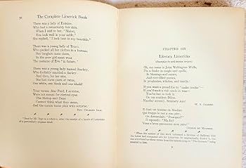 Hardcover The complete limerick book;: The origin, history, and achievements of the limerick, with over 400 selected examples, Book