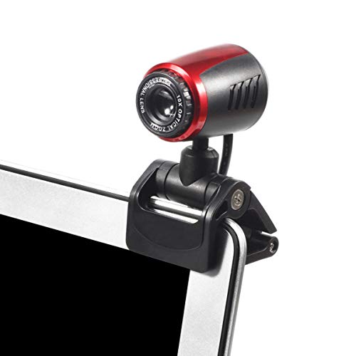 Lurrose 1. 3Mp Usb Webcam Computador Streaming Cí¢mera Foco Automí¡tico Com Grampo de Microfone para