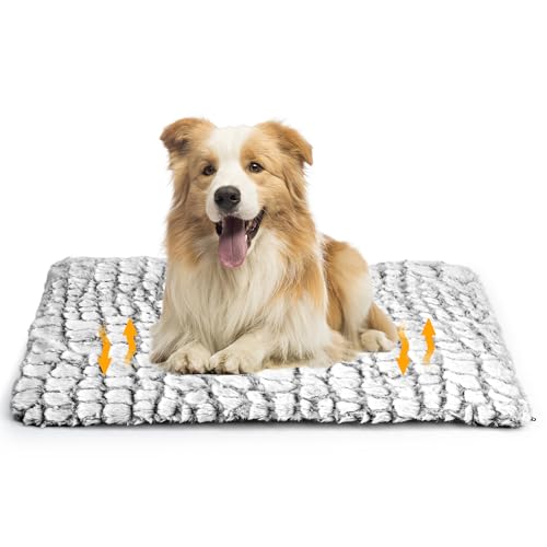 Petace Selbstheizende Decke Katze, Heizdecke für Katzen und Hunde,Haustier Wärmekissen für Innen- und Außenbereich, Anti-Slip selbstwärmende Heizmatte thermische Decke, 75x50 cm