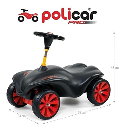Poliplac Policar Andador Pro, PRETO