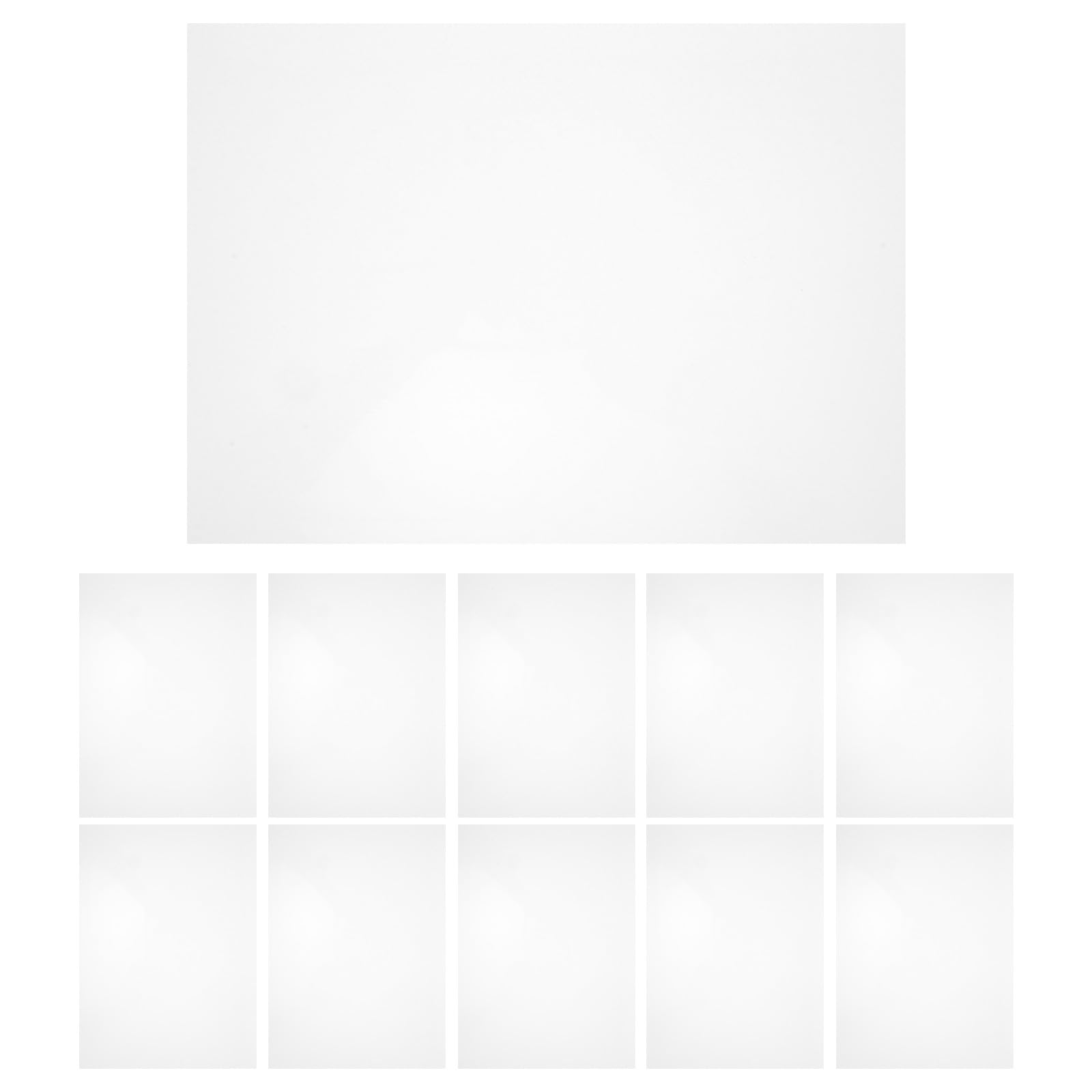 Pochettes de Plastification A4 100 Feuilles Pvc pour Cartes et Badges