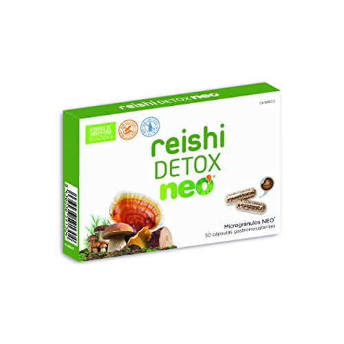 Neo | Reishi Detox | 30 Cápsulas | Ayuda A Limpiar Y Proteger El Hígado | A Base De Cardo Mariano, Reishi, Cordyceps, Shiitake, Polyporus | Elaborado Con Hongos Ecológicos