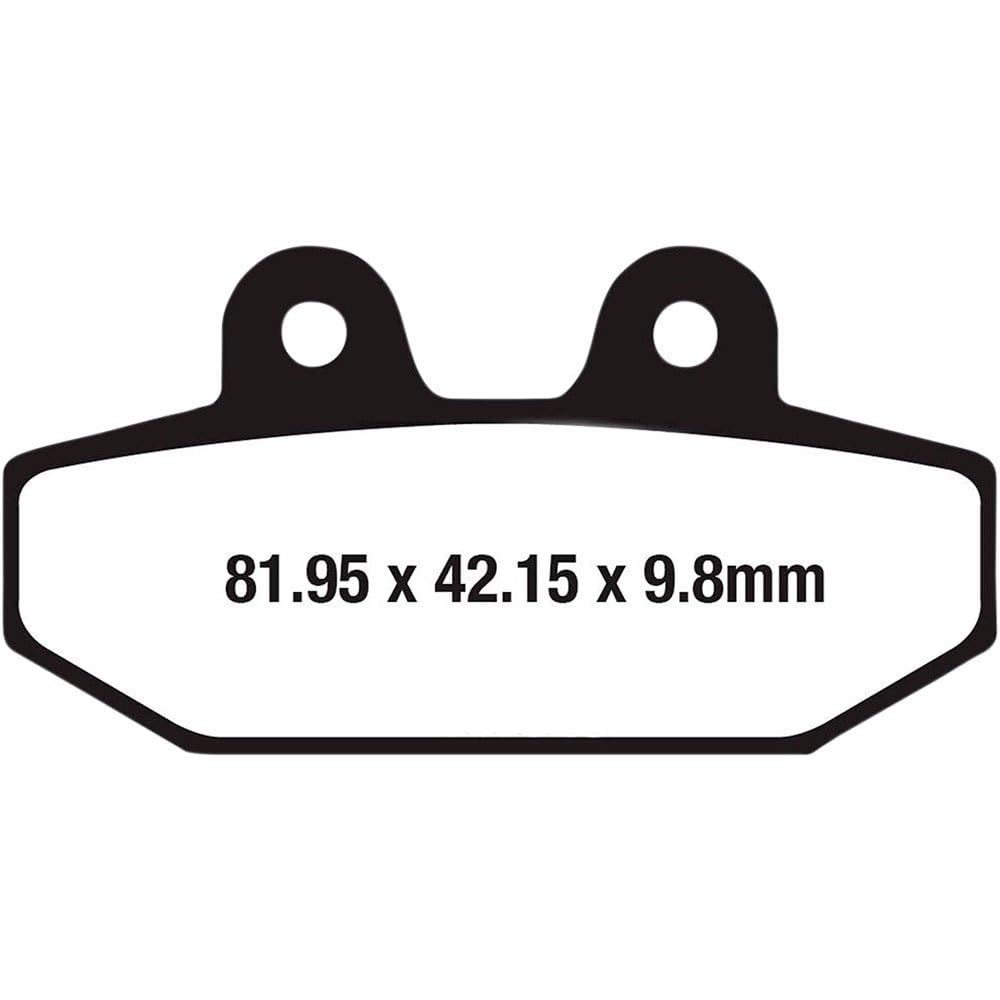 Plaquettes de frein Ebc Fa710v Sintered de taille unique pour moto