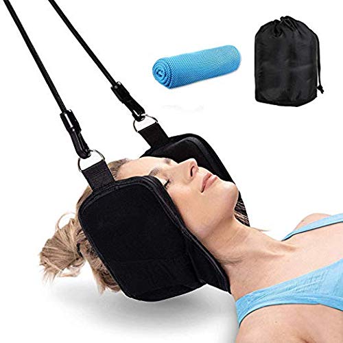 VOKKA Neck Traction Hammock for Neck Pain Relief, Head Hammock with Durable Elastic