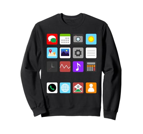 Smartphone Mobile App Téléphone portable Halloween Costume Sweatshirt
