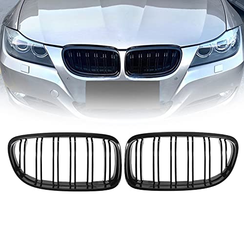 Rejilla delantera para BMW Serie 3 E90 y E91 modelos de 2009 a 2012 4