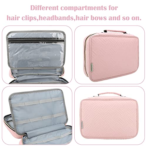 Pink Hair Accessories Storage Bag