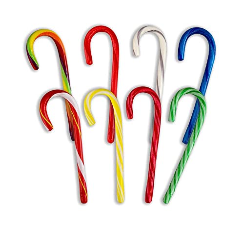 Starburst, Airheads & Skittles Christmas Candy Canes - Individually Wrapped Sticks, Mixed Variety Pack, Christmas, Easter, and Halloween Candy Canes in Bulk - 144 Count (12x12 Ct. Boxes)