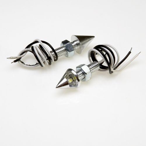 Spike LED License Plate Lights - Silver