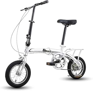 Kcolic 12 Zoll Klapprad, Kompaktes Citybike, Für Studenten Und Erwachsene, Leichtes Mini Klapprad Für Die Arbeit Fahrrad A, 12inch