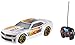 Hot Wheels Remote Control Car, White ZL1 Camaro RC Vehicle with Full-Function Remote Control, Large Wheels & High-Performance Engine, 2.4 GHz with Range of 65 Feet