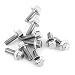 Produktbild 10 stücke M6 Edelstahl SS304 Schraubensatz, Hex Flansch Schrauben Cap Washer Kopf Schrauben Fastener(M6*16)