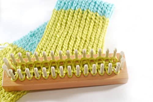 Authentic Knitting Board 32 Peg Wood Loom, Double Knit & Single Knit #TOP5