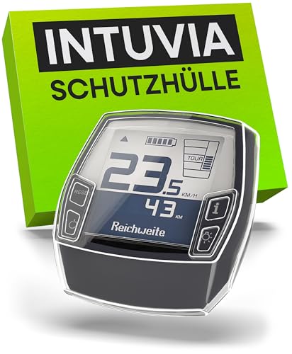 ARION Displayschutz passend für Bosch Intuvia I Ebike Zubehör I Fahrradcomputer Schutzhülle für E Bike Display I durchsichtig und Kratzfest I wasserabweisend I Fahrrad Computer Schutz Abdeckung