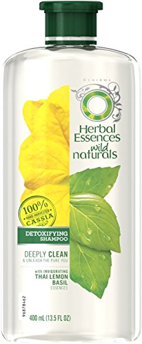 Herbal Essences Wild Naturals Detoxifying Shampoo 13.5 Ounce (3 Pack)
