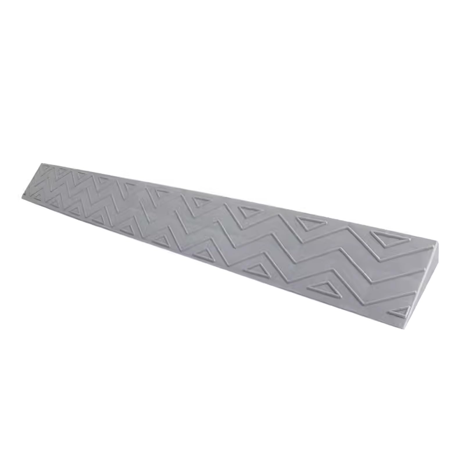 Rampa Progowa Rampa Dla Robota Antypoślizgowa Powierzchnia Do Wózka Inwalidzkiego, Schodów, Niepełnosprawnych, Chodzików, Osób Starszych, Czarny/Szary (Color : Gray, Size : 100 * 10 * 3.5cm)