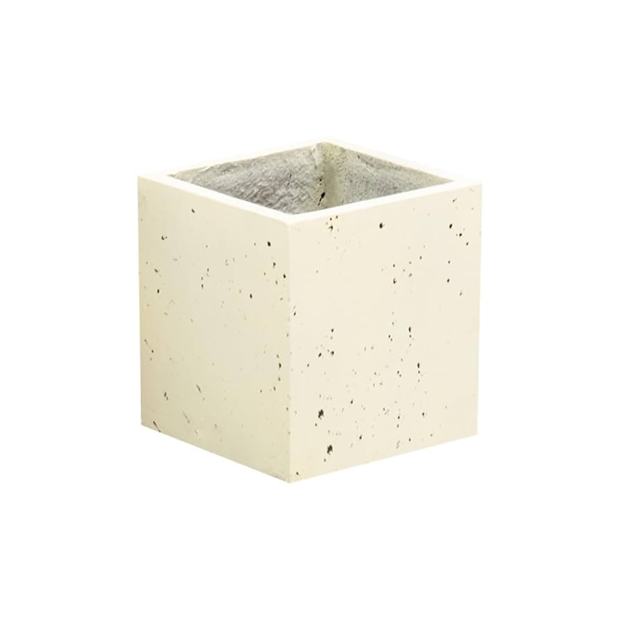 プランター Amazon.co.jp: プランター 排水孔付き セメント製 大型植木鉢 18