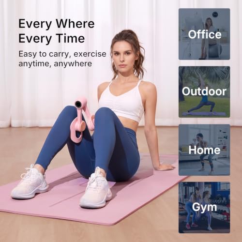 Image of MERACH Pelvic Floor Exercise Devices, Thigh Trainer, Inner Thigh Exerciser | Easy Shaping, Quickly Activates Floor Muscles, 360 Rotation and High-Quality Materials, Suitable for Everyone