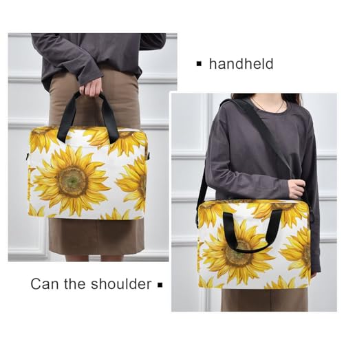 Maletín para laptop ALAZA estampado girasol 13-15.6" miniatura 2