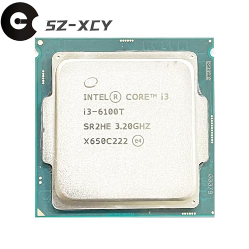 Processeur CPU I3-6100T double cœur pour PC de salon de bureau silencieux