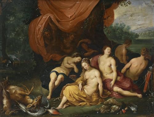 Lienzo decorativo de Jan Brueghel, pintura mural de alta calidad artística 60x90cm