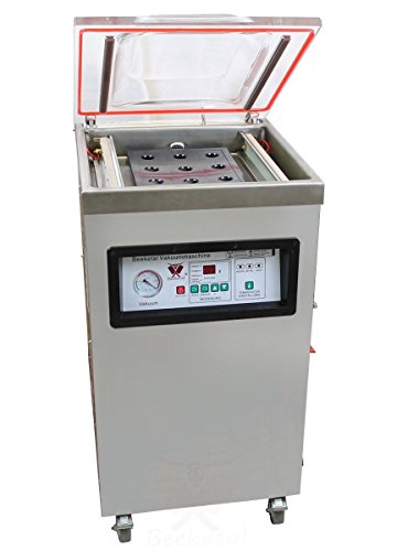 Beeketal 'DZ-400F' Profi Kammer Vakuumierer mit 2 Impuls Schweißleisten mit Impuls Folienschweißgerät, elektronisch… – Bild 3