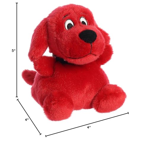 Aurora(r) Playful Clifford(r) Palm Pal(tm) Clifford Stuffed Animal - Childhood Nostalgia - Lasting Companionship - Red 5 Inches - Image 6