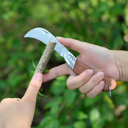 Cuchillo de Jardín Plegable Linsen Outdoor con Hoja de Acero Inoxidable miniatura 7