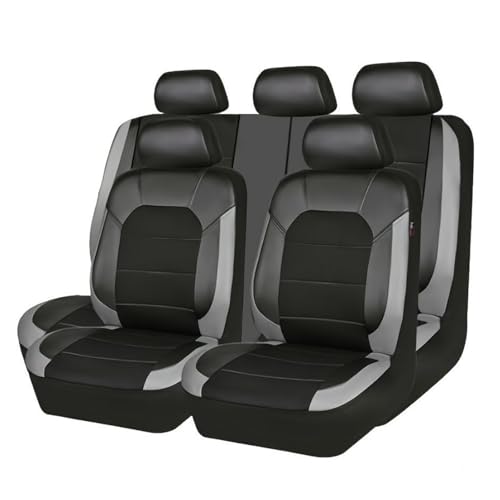 JPDEDIAN Housse Auto pour Suzuk S-Cross 2019-2024 Housse Siege Voiture Universel Ensembles de Housses de Siège Couvre Siege Voiture, Gris