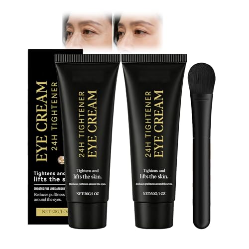Instant Eye Tightener, crema antienvejecimiento bajo los ojos para hinchazón y líneas finas, crema temporal para levantamiento de ojos, crema hidratante debajo de los ojos para ojeras (2 unidades)