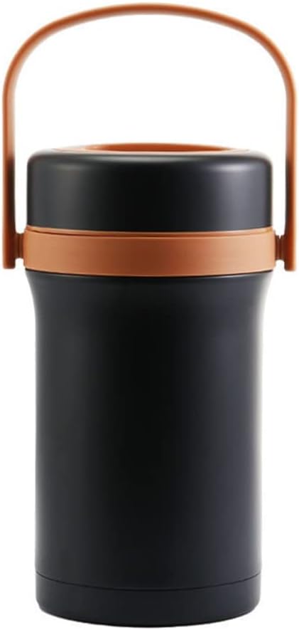 Stainless Steel Vacuum Insulated Lifting Pot, Divided Lunch Box, Three-layer Large Capacity Bucket