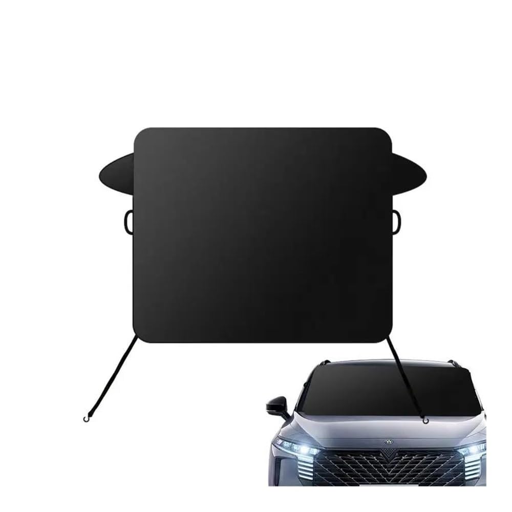 Couverture Pare-Brise Voiture Couverture De Neige Pour Voiture 4 Sangles Élastiques Pare-brise Automobile Protection Contre Gel Réglable Pour Toutes Saisons Accessoires Voiture Bache Pare-Brise