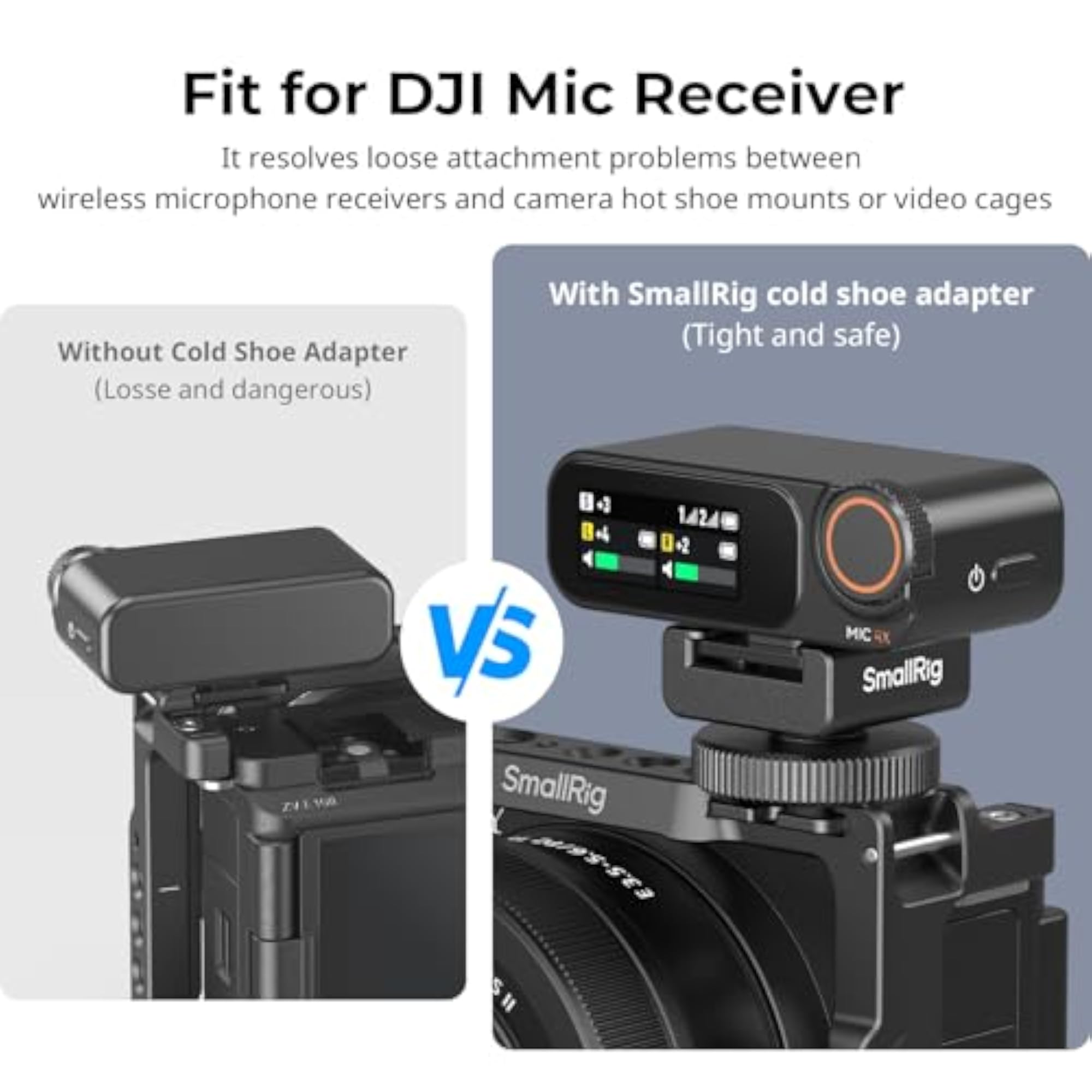 Camera Flash Wireless Microphone Support