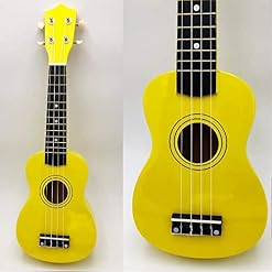 GaYouny Ukulélé hawaïen de 21 pouces en bois avec cordes en nylon de taille portable Ukulélé instrument de musique pour… – Image 7