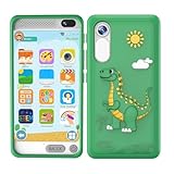 Kinder Handy Smartphone mit 1080P HD Dual Kamera aufnehmbar Video, 3.97 Zoll Touchscreen Digitalkamera für 3–12, Kinder Smart Phone Kinderhandy für Geburtstagsgeschenk (Grün)