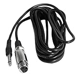 1pc 3Pin XLR hembra a 6.3mm Cable